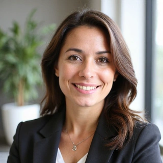 Professional portrait of the lead nutritionist, smiling and approachable